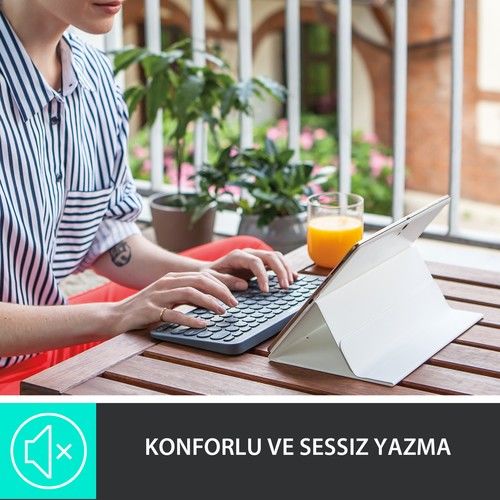 Logitech K380 Kompakt Kablosuz Bluetooth Türkçe Klavye