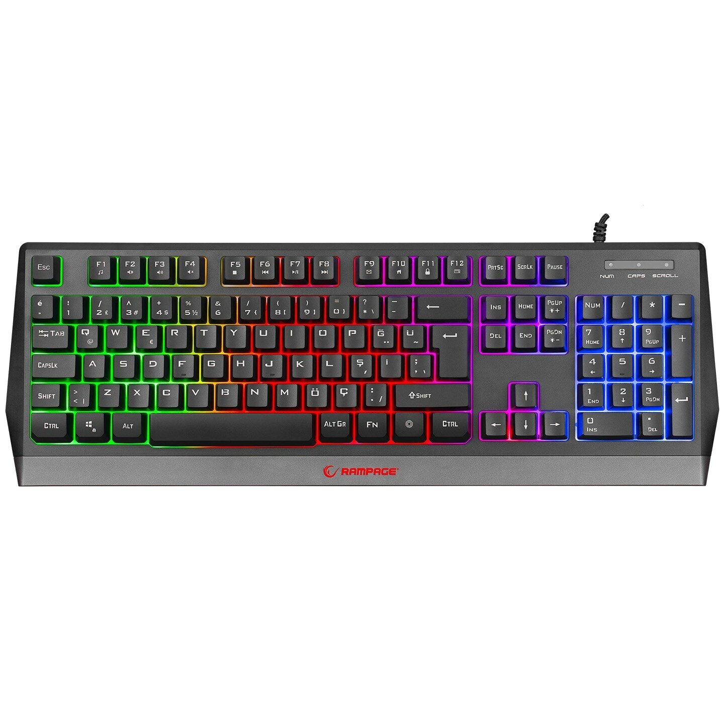 Rampage KB-R52 STYLE Rainbow Gaming Klavye