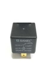 Sanel 24V Röle 5 Uçlu 20A Çift Platin SR2451B 24V/20A - 5 Adet