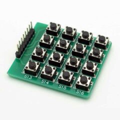 4x4 Tuş Takımı - Push Buton Keypad