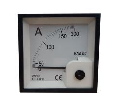 Emge Ampermetre 200-5A 72x72mm 2000V AC 50Hz