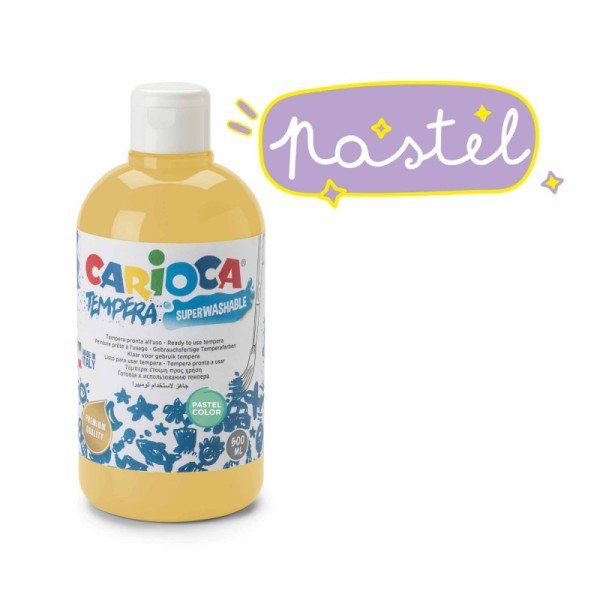 Carioca Tempera Boya 500ml Pastel Sarı 40