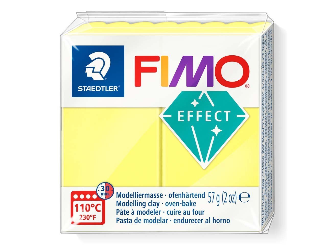 Fimo Soft Efekt 57 gr. Yellow No:104