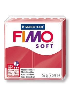 Fimo Soft 57 gr. Cherry Red No:26