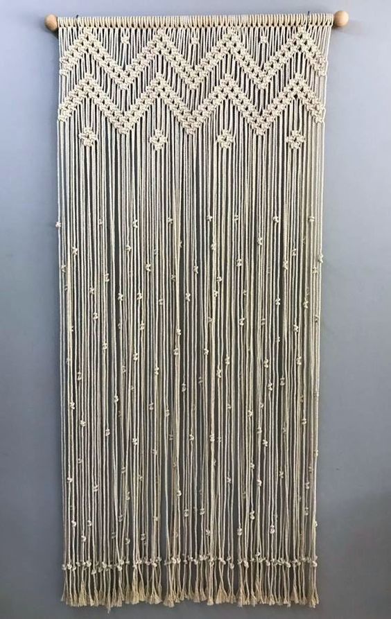 Rustşk Ağaç Hediye Makrome Kapı Süsü Kapı Sinekliği Dekoratif Süs 100 x 200 cm