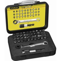 Stanley 1-13-905 Fatmax Bits Set 32'li ¼ + Manyetik Tutucu + Cırcır Anahtar Sağ Sol