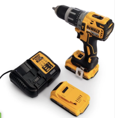 Dewalt DCD796D2-QW 18V/2.0Ah Li-ion Çift Akülü Kömürsüz Profesyonel Darbeli Matkap