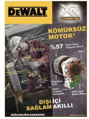 Dewalt DCD796D2-QW 18V/2.0Ah Li-ion Çift Akülü Kömürsüz Profesyonel Darbeli Matkap