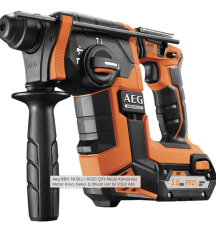Aeg BBH 18 BLLI-502C Çift Akülü Kömürsüz Motor Kırıcı Delici (Lithium ion 18 V;5,0 Ah)