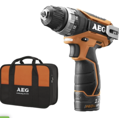 Aeg BS 12 C2 LI Çift Akülü Matkap (Lithium ion 12 V; 2.0 Ah)