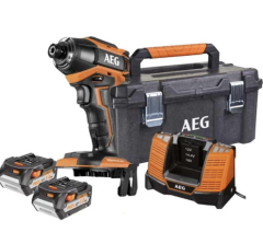 Aeg Bss 18B6-502 18V 5 Ah. Çift Akülü Kömürsüz Darbeli Vidalama T4937472013