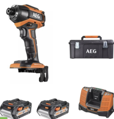 Aeg Bss 18B6-502 18V 5 Ah. Çift Akülü Kömürsüz Darbeli Vidalama T4937472013