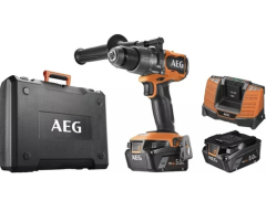 Aeg BSB18C3BL-502C Kömürsüz Akülü Darbeli Matkap Vidalama 18V Çift Akü 5.0AH Li-On