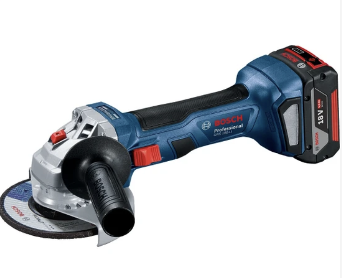 Bosch Gws 180 Li- 18 Volt 4 Amper Çift Batarya 125 mm Akülü