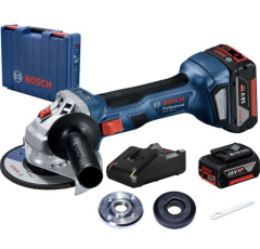 Bosch Gws 180 Li- 18 Volt 4 Amper Çift Batarya 125 mm Akülü