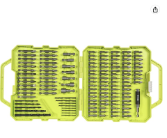Ryobi RAK127DDSD 127 parça matkap bits uç seti