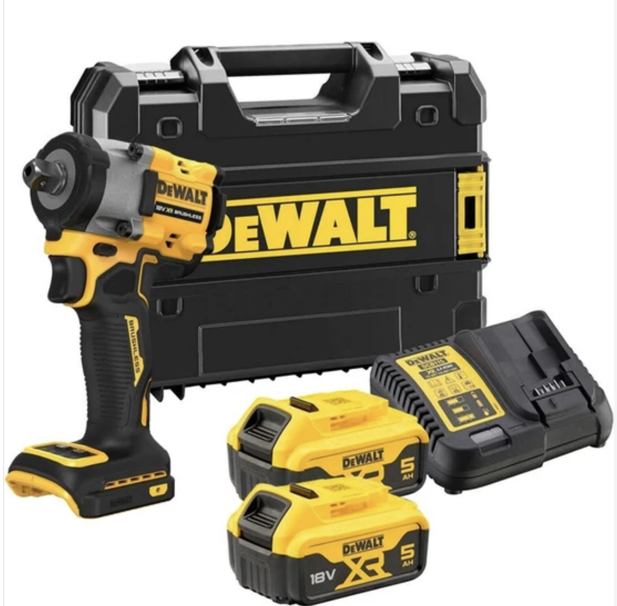 Dewalt DCF922P2T 18V 5.0AH Li-Ion Kömürsüz Çift Akülü Somun Sıkma