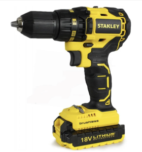 Stanley SBD20S2K 18Volt/1,5Ah Li-ion Çift Akülü Kömürsüz Profesyonel Vidalama