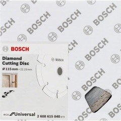Bosch - Ekonomik Seri 9+1 Genel Yapı Malzemeleri Için Elmas Kesme Diski 115 mm
