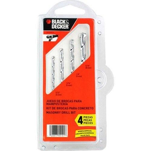 Black&Decker Bd0040cs 4 Parça Beton Matkap Uç Seti