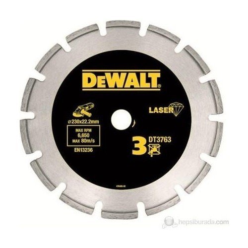 Dewalt DT3763 Yüksek Performans Segmanlı Elmas Disk 230mm