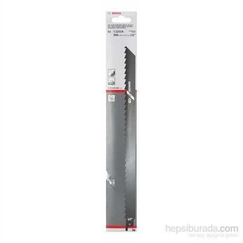 Bosch - Tilki Kuyruğu Bıçağı S 1211 K - Buz ve Kemik Kesme - 5'Li Paket