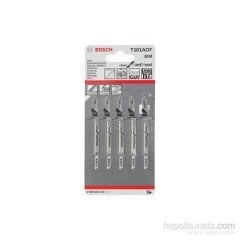 Bosch - Temiz Kesim Serisi Sert Ahşap İçin T 101 Aof Dekupaj Testeresi Bıçağı - 5'Li Paket