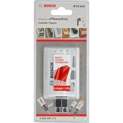 Bosch - Endurance Serisi Zorlu Malzemeler Için Karpit Delik Açma Testeresi (Panç) 51 mm