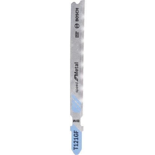 Bosch - T 121 Gf Dekupaj Testeresi Bıçağı - 3'lü Paket Hızlı Kesim Serisi Metal Için