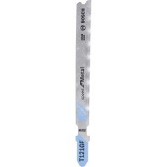 Bosch - T 121 Gf Dekupaj Testeresi Bıçağı - 3'lü Paket Hızlı Kesim Serisi Metal Için