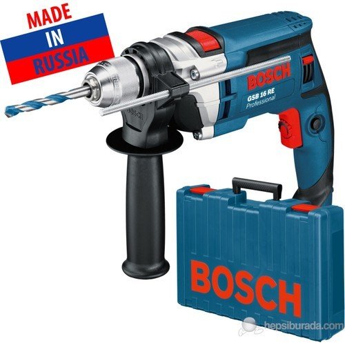 Bosch GSB 16 RE 750 Watt Profesyonel Darbeli Matkap