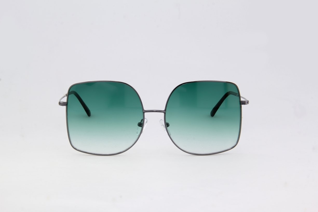 AOS 2001 C11 Gun Metal-Light Green Gradient Güneş Gözlüğü