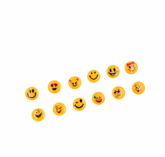 Emoji Düğme 15 mm (Renk Seçenekli)