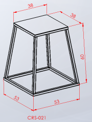 Plyometrik Metal Sehpa 30-45-60 Cm