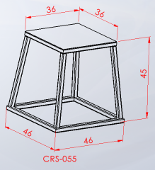 Plyometrik Metal Sehpa 30-45-60 Cm