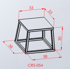 plyometrik metal sehpa seti 30-45-60 cm