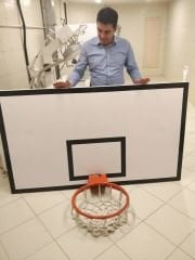 duvara monte sabit basketbol potası basic model dijital panya