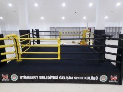 boks ringi yerden 500x500cm 50 cm  yerden yükseklikte standart baskısız