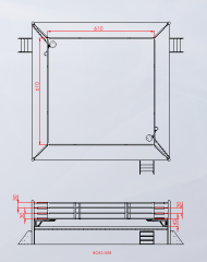 nizami boks ringi 780cmx780cm yerden 50 cm yüksekliğinde