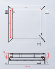 Nizami Boks Ringi 780Cmx780Cm Yerden 50 Cm Yüksekliğinde