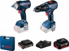 Bosch Gds 18 V-400+GSB 18V-50 1X2.0AH-1X5.0AH