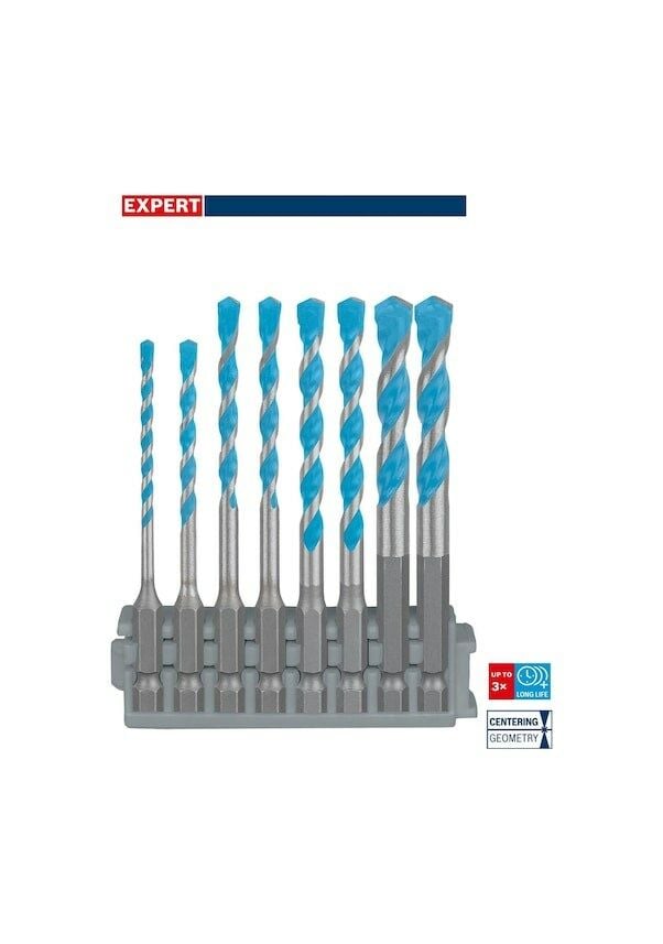 Bosch Expert Hex-9 Çok Amaçlı Matkap Ucu 8'li Set 2608901455