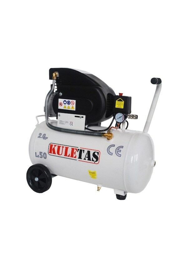 Kuletaş 2 HP 8 Bar 50 LT Yağlı Hava Kompresörü