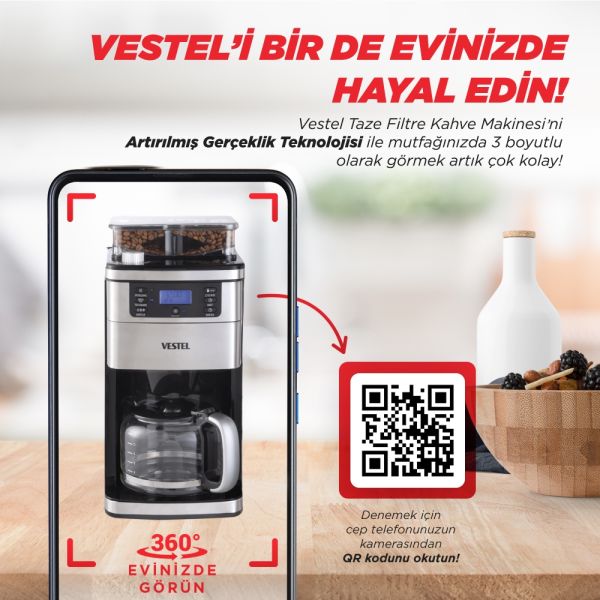 Vestel Taze Filtre Kahve Makinesi