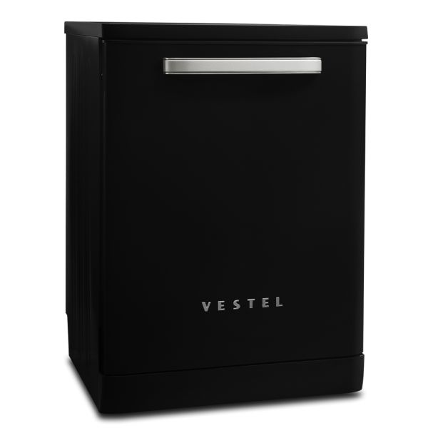 Vestel BM 5001 Retro Siyah 5 Programlı Bulaşık Makinesi