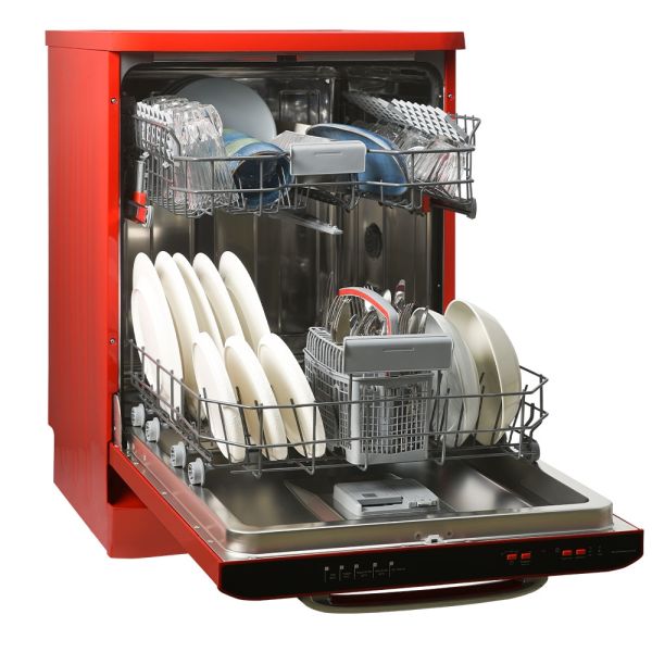 Vestel BM 5001 Retro Kırmızı 5 Programlı Bulaşık Makinesi