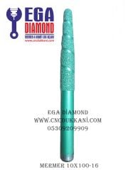 10X100 MERMER CNC UCU SAP 16 MM ( YEŞİL SERİ )