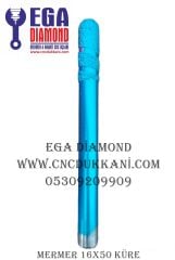 16X50 KÜRE MERMER CNC UCU 18 CM TOPLAM BOY ( MAVİ SERİ )