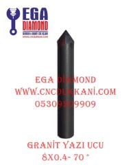 GRANİT YAZI UCU SAP 8 MM 70 DERECE 0.4 MM UÇ ( A SERİ )