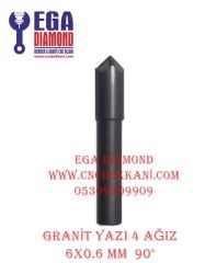 GRANİT YAZI UCU SAP 6 MM 70 DERECE 0.6 MM UÇ ( A+ SERİ )